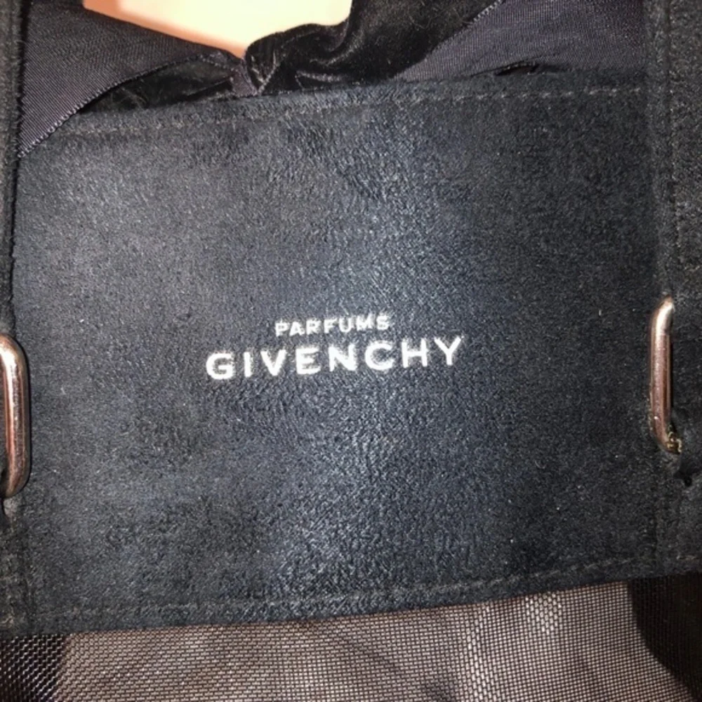 Givenchy black parfum tote cosmetic bag